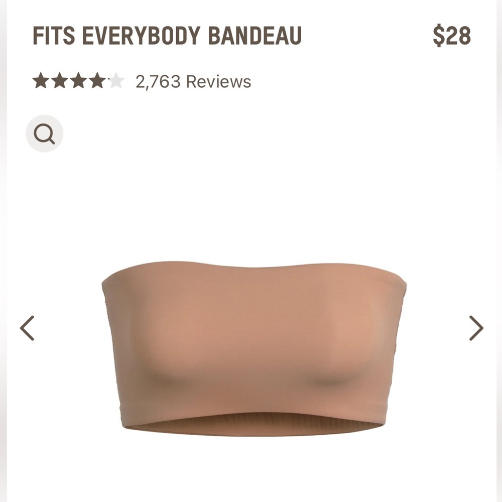 SKIMS fits everybody bandeau